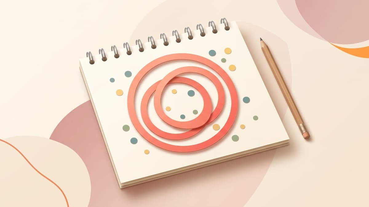 An illustrated calendar showing several menstrual cycle lengths as flexible ranges